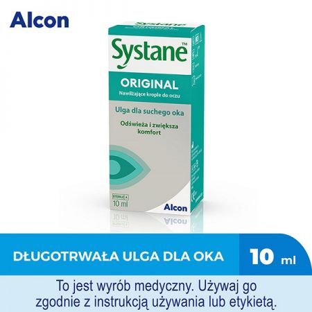 Systane Original, krople do oczu nawilżające, 10ml