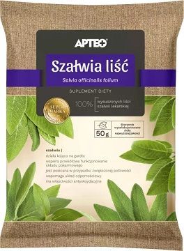 Szałwia liść, Apteo, 50g