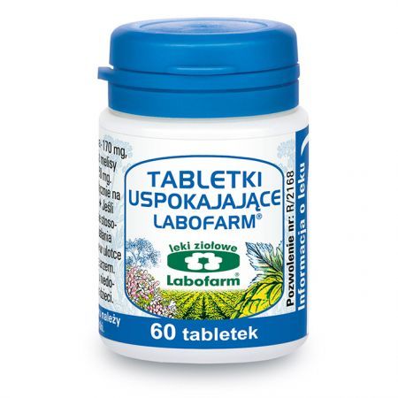 Tabletki uspokajające Labofarm (170mg+50mg+50mg+50mg), 60 tabletek