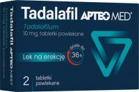 Tadalafil Apteo Med 10mg, 2 tabletki