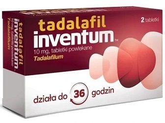 Tadalafil Inventum 10mg, 2 tabletki powlekane