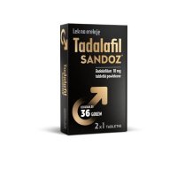 Tadalafil Sandoz 10mg, 2 tabletki