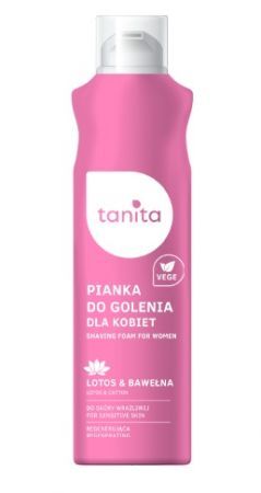 Tanita, pianka do golenia dla kobiet, lotos i bawełna, 200ml
