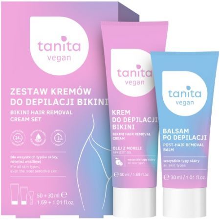 Tanita vegan, zestaw kremów do depilacji bikini, 1 opakowanie