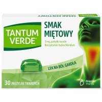 Tantum Verde 3mg, smak miętowy, 30 pastylek do ssania