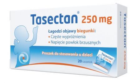 Tasectan 250mg, proszek dla dzieci, 20 saszetek
