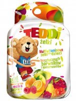 Teddi, żelki multiwitaminowe dla dzieci, smak owocowy, po 3 roku życia, 60 sztuk