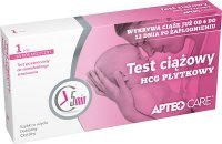 Test diagnostyczny Apteo Care, Ciążowy HCG płytkowy, 1 sztuka