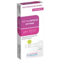 Test diagnostyczny Domowe Laboratorium, pH Test, wykrywający infekcje intymne, 2 sztuki