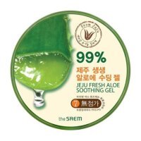 The Saem Jeju Fresh Aloe, wegański żel aloesowy 99%, słoik, 300ml