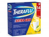 Theraflu Extra Grip (650mg+10mg+20mg), proszek, 14 saszetek