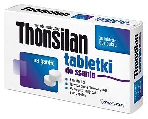 Thonsilan na gardło, 30 tabletek do ssania