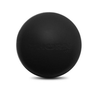 Thorn Fit, Lacrosse Ball Black, piłka do rehabilitacji i masażu, 6cm, czarna, 1 sztuka
