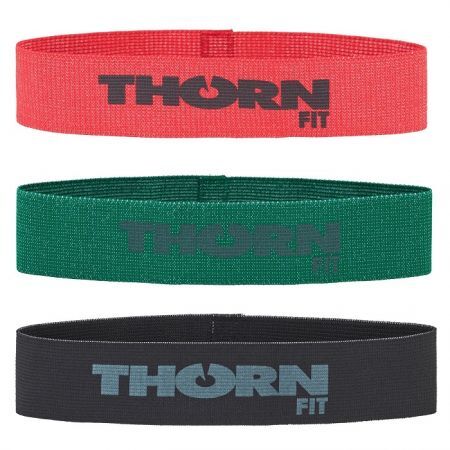Thorn Fit, Resistance Textile Band, taśmy do ćwiczeń o różnym oporze, mix kolorów, 3 sztuki