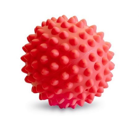 Thorn Fit, Spiky Ball MTR, piłka z wypustkami do rehabilitacji i masażu, 8,5cm, czerwona, 1 sztuka