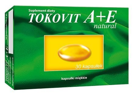 Tokovit A+E natural, 30 kapsułek
