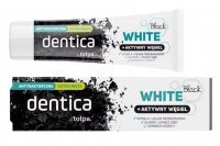 Tołpa Dentica, antybakteryjna pasta do zębów, Black White, smak miętowy, 75ml