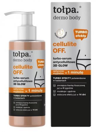 Tołpa Dermo Body Cellulite Off, turbo-serum antycellulitowe 3D Glow, 250ml