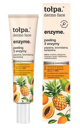 Tołpa Dermo Face Enzyme, peeling enzymatyczny do twarzy, 3 enzymy, 40ml