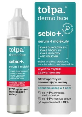 Tołpa Dermo Face Sebio+, serum do twarzy, 4 molekuły, 20ml