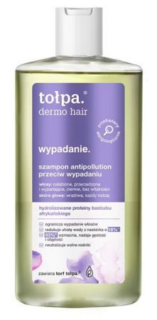Tołpa Dermo Hair Wypadanie, szampon antipollution przeciw wypadaniu, 250ml