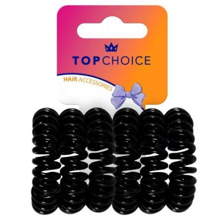 Top Choice, gumki do włosów, 6 sztuk