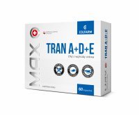 Tran Max z witaminami A+D+E, 60 kapsułek