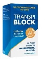 Transpiblock, bloker przeciw nadmiernemu poceniu, roll-on, 50ml