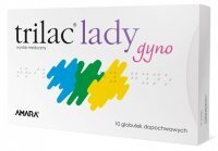 Trilac Lady Gyno, globulki dopochwowe, 10 sztuk