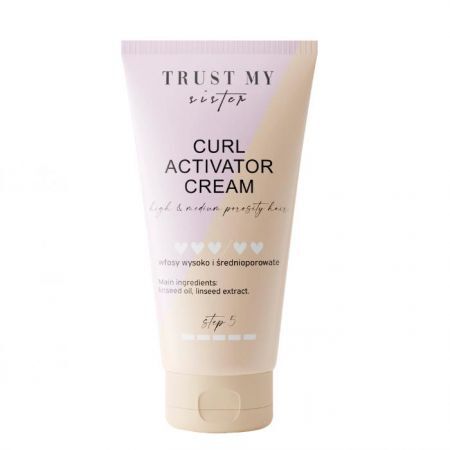 Trust My Sister, krem do stylizacji włosów kręconych, włosy wysoko i średnioporowate, 150ml