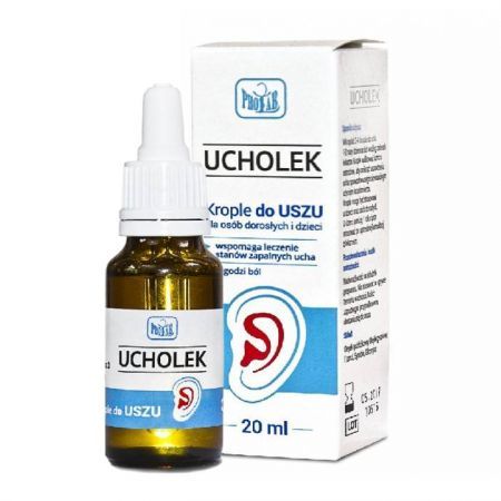 Ucholek, krople do uszu, dla dorosłych i dzieci powyżej 1 roku życia, 20ml