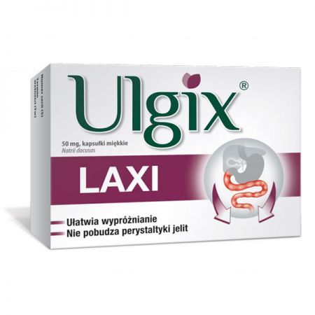 Ulgix Laxi 50mg, 30 kapsułek