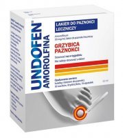 Undofen Amorolfina 50mg/ml, lakier do paznokci leczniczy, 2,5ml