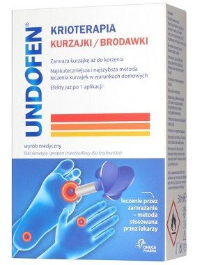 Undofen, Krioterapia, aerozol na kurzajki i brodawki, 50ml