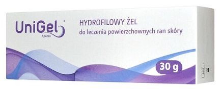 UniGel Apotex, żel do leczenia powierzchownych ran skóry, 30g