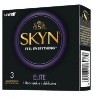 Unimil Skyn, prezerwatywy bezlateksowe Elite, ultracienkie, 3 sztuki