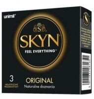 Unimil Skyn, prezerwatywy bezlateksowe Original, 3 sztuki