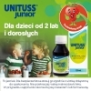Unituss Junior 60mg/10ml, syrop, smak truskawkowy, dla dzieci powyżej 3 roku życia, 120ml
