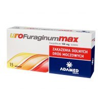 uroFuraginum Max 100mg, 15 tabletek