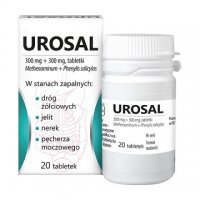 Urosal 300mg+300mg, 20 tabletek