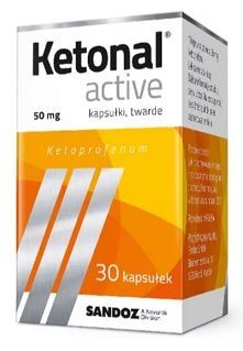 USZKODZONE OPAKOWANIE Ketonal Active 50mg, 30 kapsułek