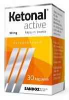 USZKODZONE OPAKOWANIE Ketonal Active 50mg, 30 kapsułek