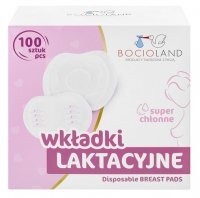 USZKODZONY KARTONIK Bocioland, wkładki laktacyjne super chłonne, 100 sztuk