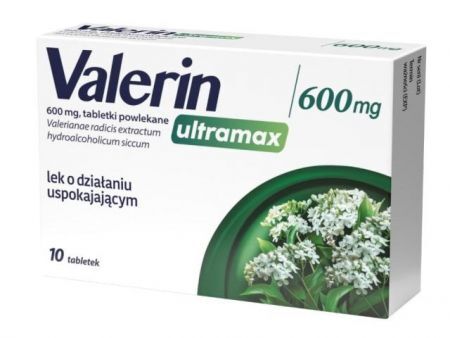 Valerin Ultramax 600mg, 10 tabletek