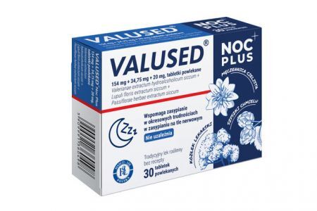 Valused Noc Plus (154mg+34,75mg+20mg), 30 tabletek