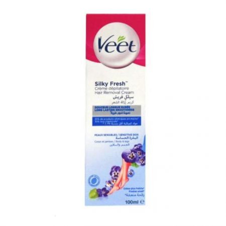 Veet Silky Fresh, krem do depilacji, skóra wrażliwa, 100ml