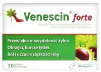 Venescin Forte (100mg+60mg), 30 tabletek