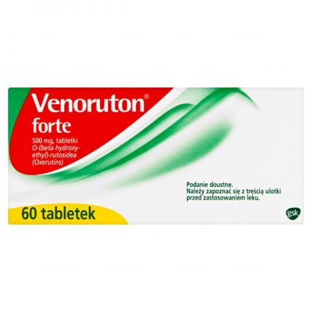 Venoruton forte 500mg, 60 tabletek