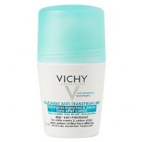 Vichy, antyperspirant 48h, przeciw śladom na ubraniach, roll-on, 50ml
