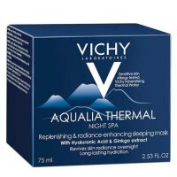 Vichy Aqualia Thermal, nawilżający i regenerujący żel-krem na noc, Night Spa,75ml